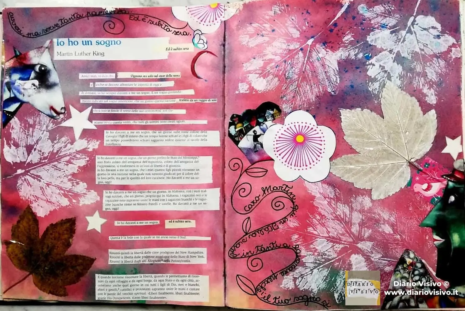 Nascondere una poesia nel Diario Visivo