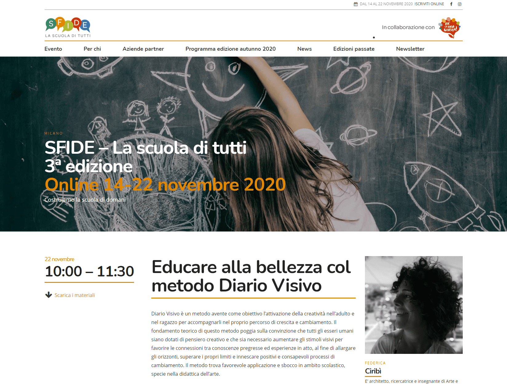 Sfide la scuola per tutti 2020