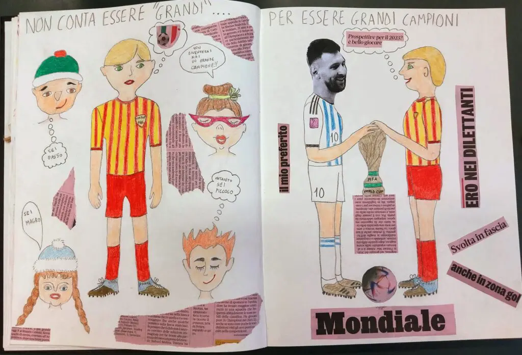 Doppia pagina "sei un viaggio meraviglioso"