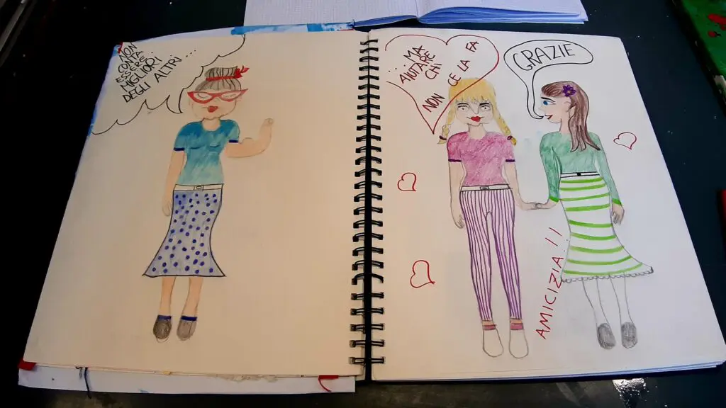 Doppia pagina "sei un viaggio meraviglioso"
