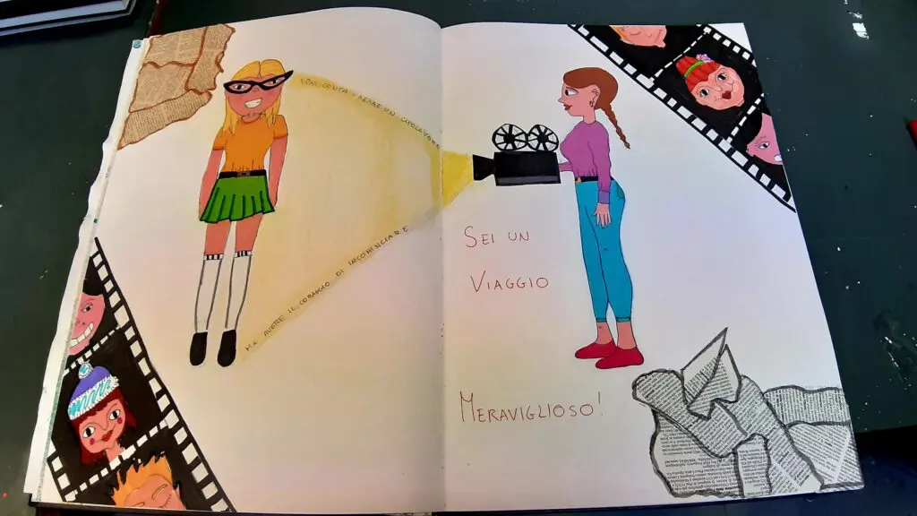 Doppia pagina "sei un viaggio meraviglioso"