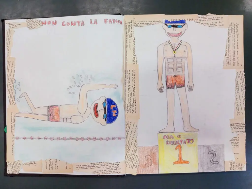 Doppia pagina "sei un viaggio meraviglioso"