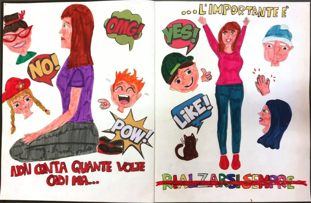 Doppia pagina "sei un viaggio meraviglioso"