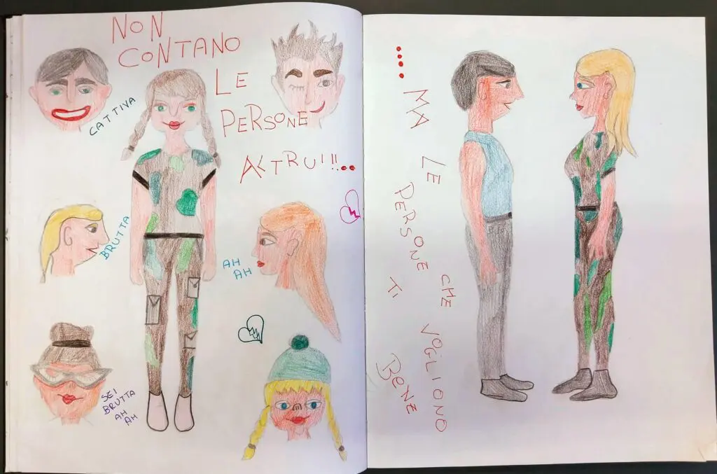 Doppia pagina "sei un viaggio meraviglioso"