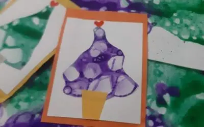 Bolle di sapone per dipingere