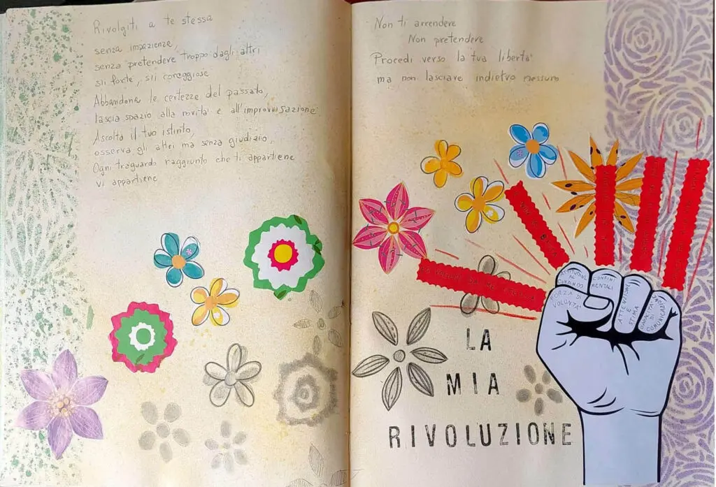 La doppia pagina di Marina