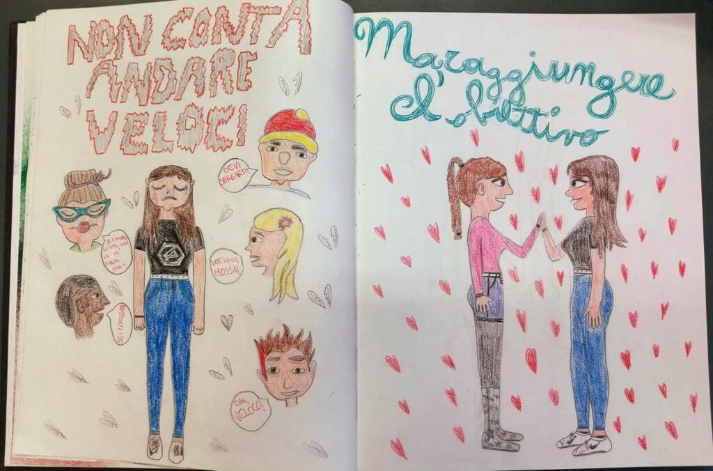 Doppia pagina "sei un viaggio meraviglioso"