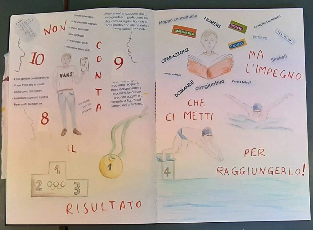 Doppia pagina "sei un viaggio meraviglioso"