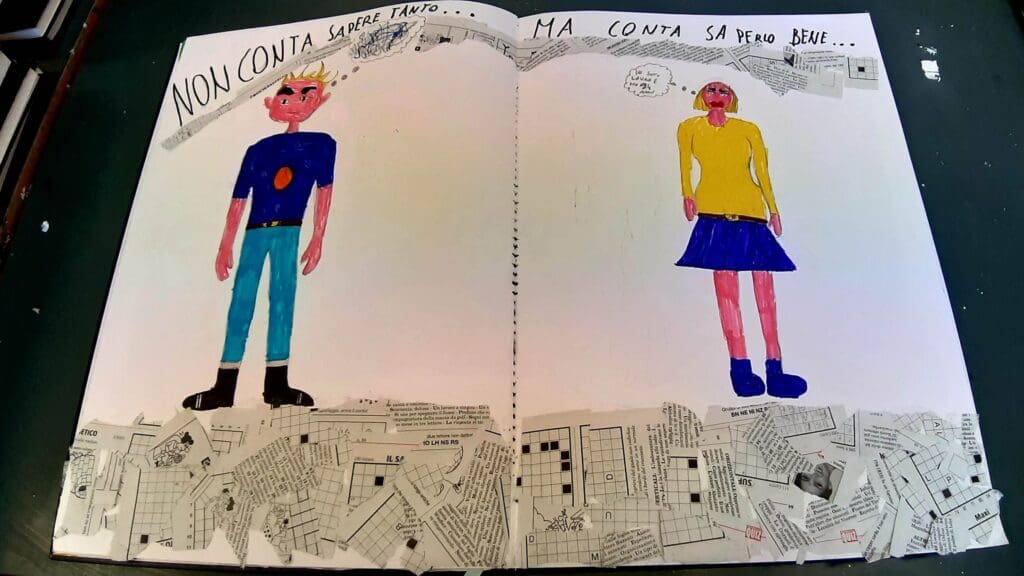 Doppia pagina "sei un viaggio meraviglioso"