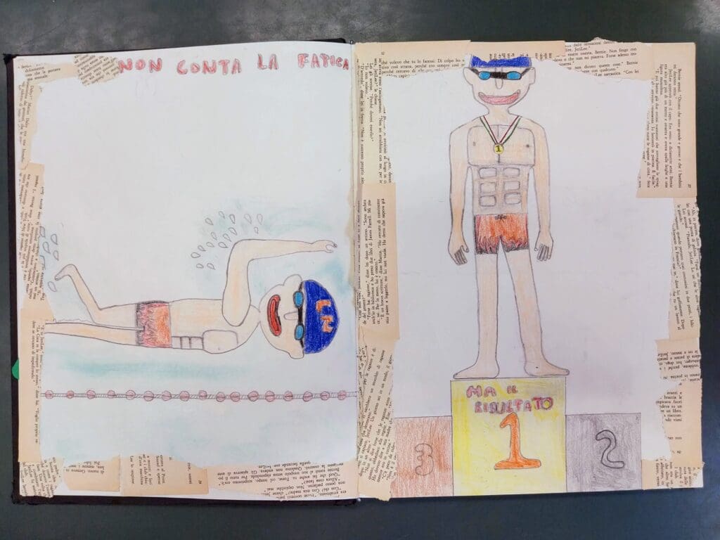 Doppia pagina "sei un viaggio meraviglioso"