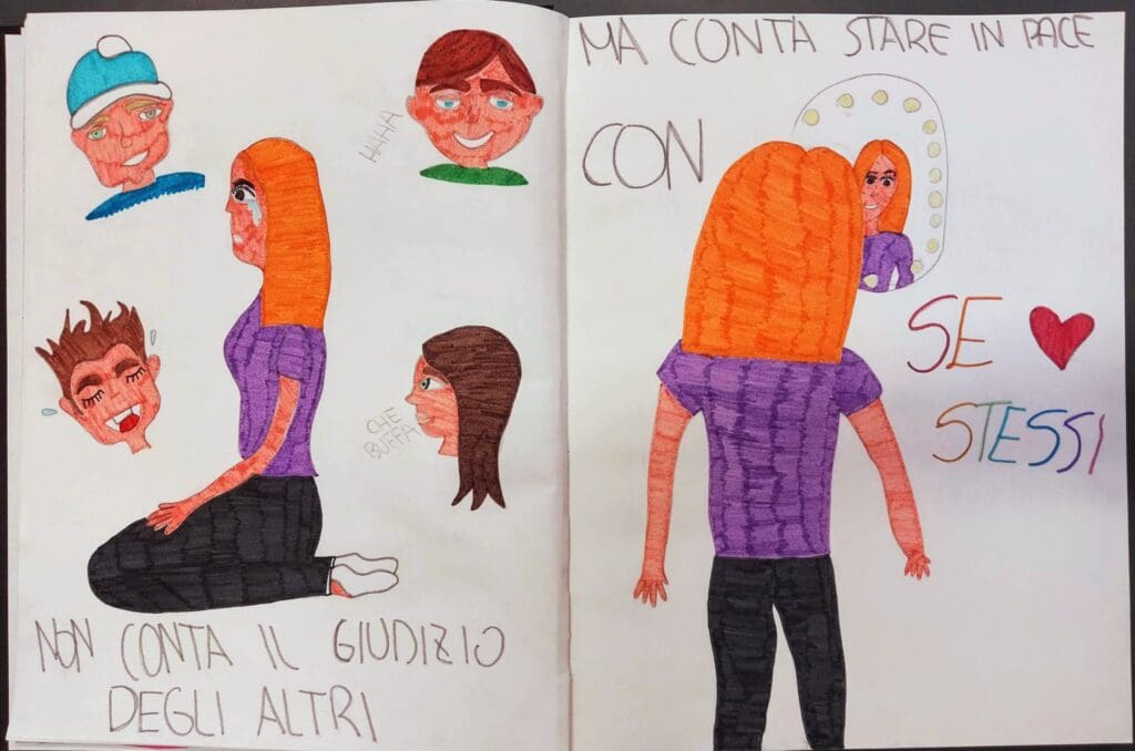 Doppia pagina "sei un viaggio meraviglioso"