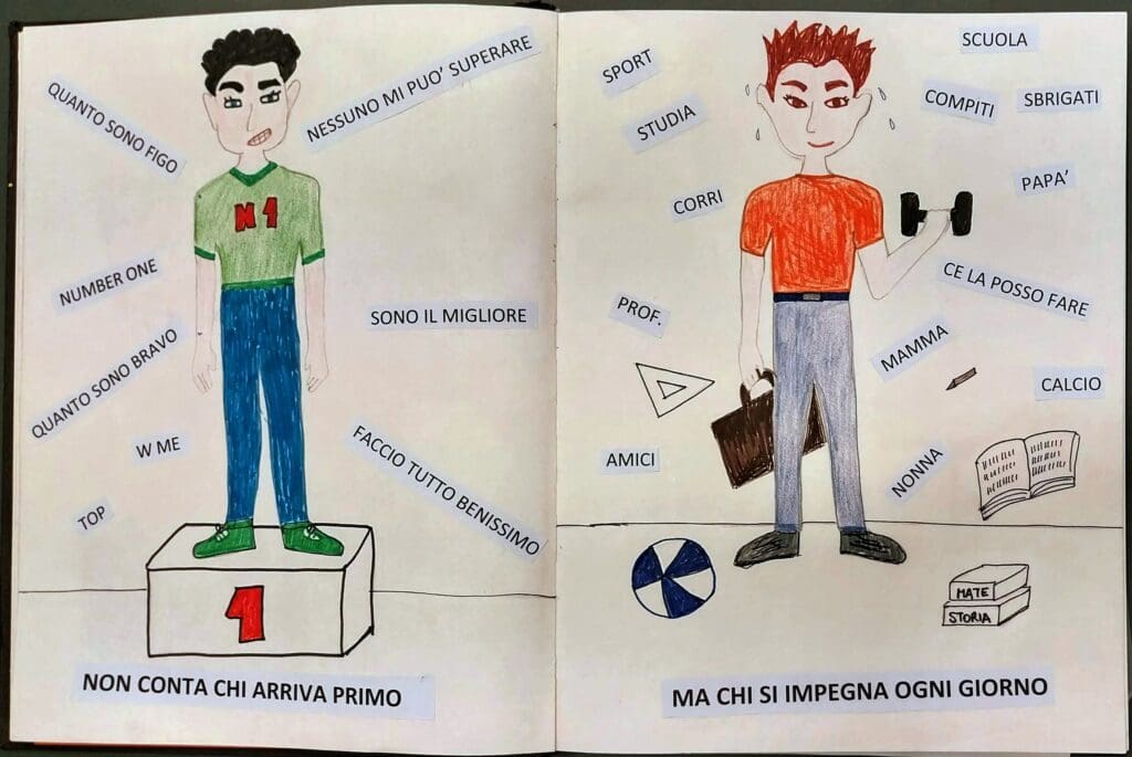 Doppia pagina "sei un viaggio meraviglioso"