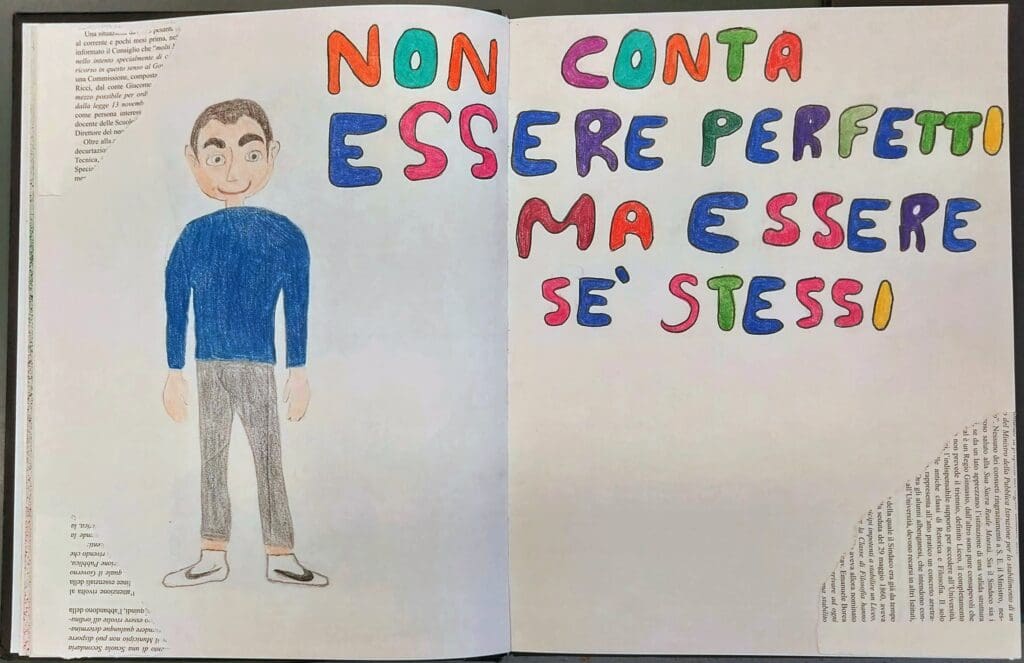Doppia pagina "sei un viaggio meraviglioso"