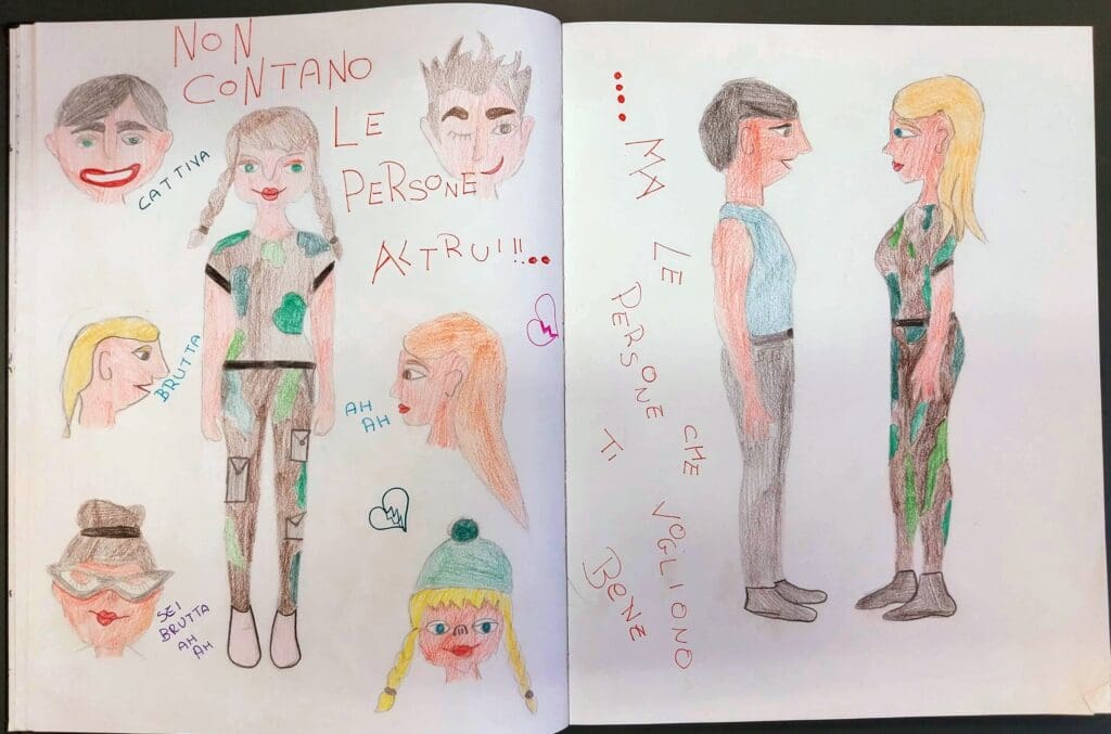 Doppia pagina "sei un viaggio meraviglioso"