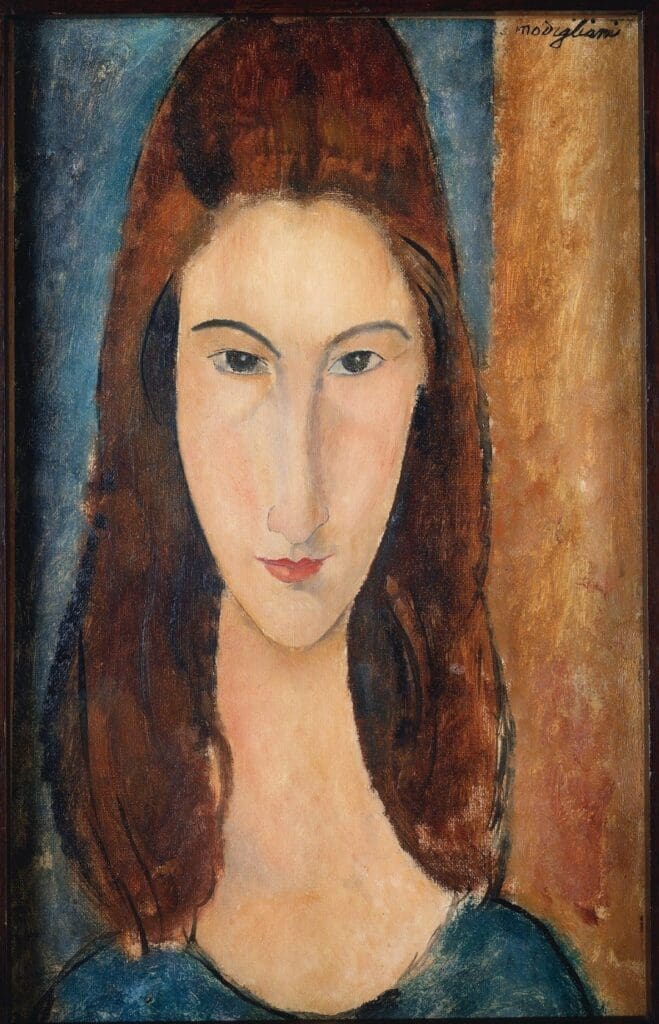 Amedeo Modigliani, Ritratto di Jeanne Hébuterne, olio su tela, Collezione privata