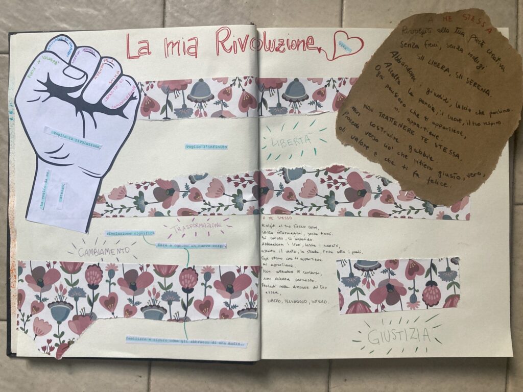 La doppia pagina di Monia