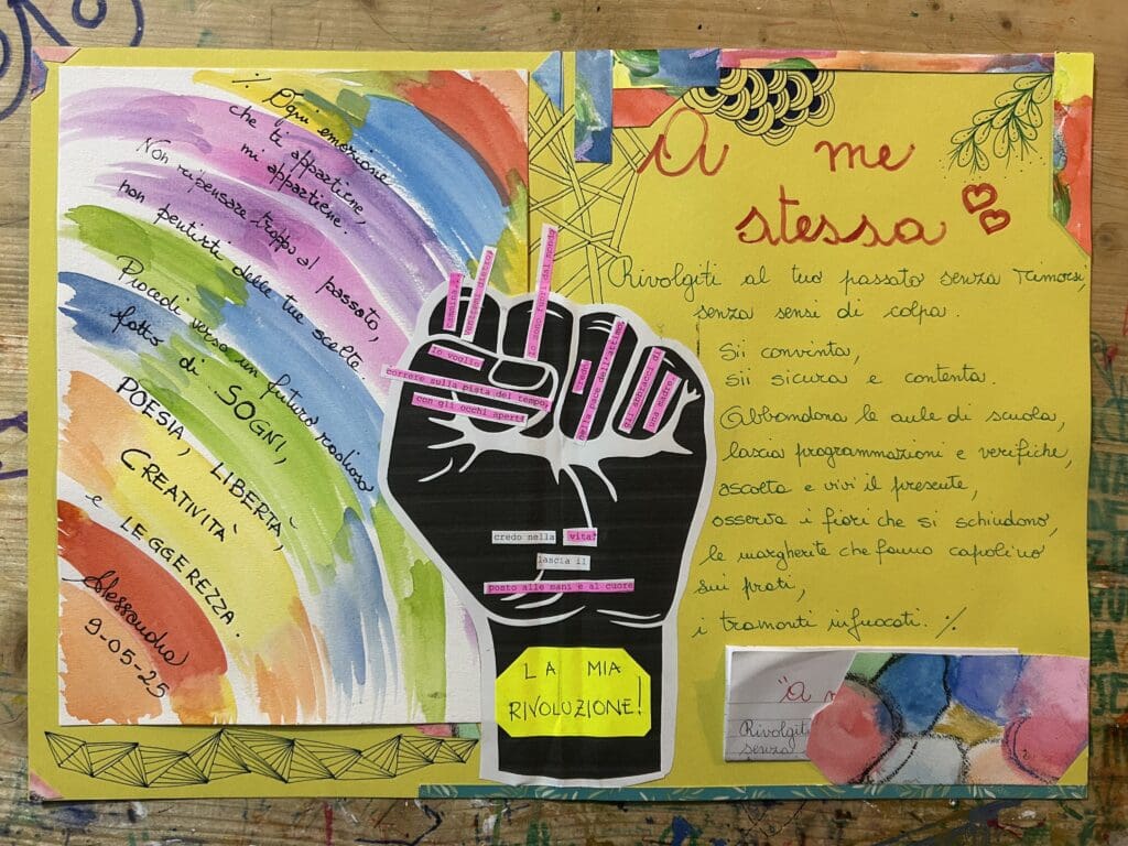 La doppia pagina di Alessandra