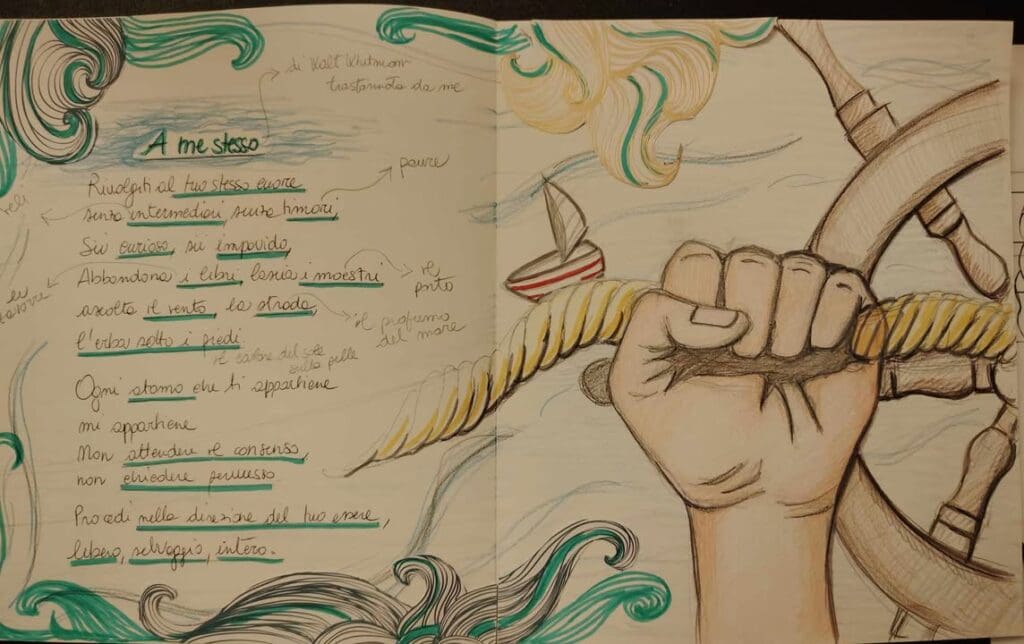 La doppia pagina di Laura