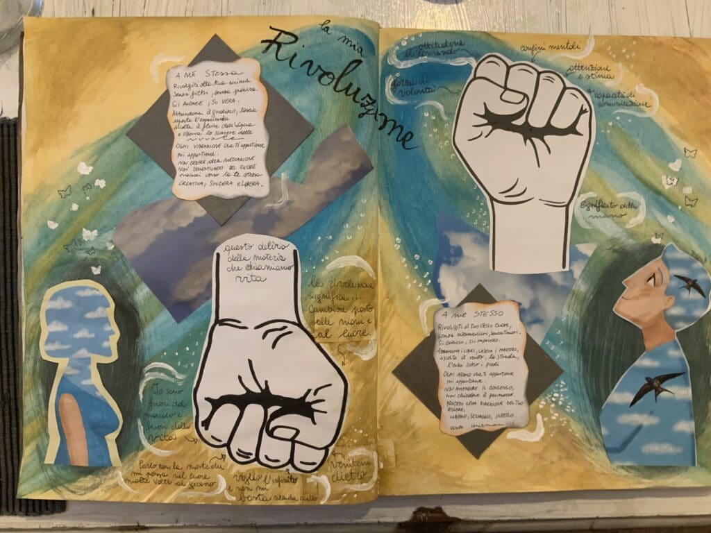La doppia pagina di Marzia
